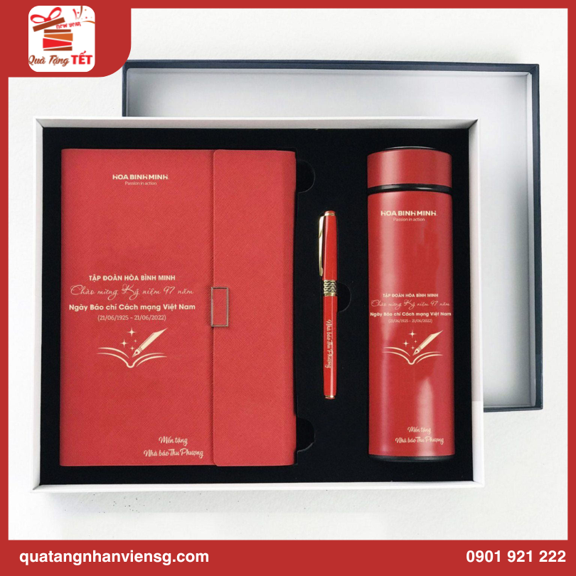 Gift Set Tết Cho Nhân Viên Văn Phòng Ấn Tượng, Giá Tốt in logo doanh nghiệp - Quà Tết Doanh Nghiệp VN