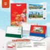Lịch Bàn Chữ M (Có Note 52 Tuần) 2027 AH Mẫu AH53 - Tinh Hoa Việt Nam (24 x 16cm) in logo doanh nghiệp quà tặng Tết