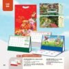 Lịch Bàn Chữ M (Có Note 52 Tuần) 2027 AH Mẫu AH59 (24 x 16cm) in logo doanh nghiệp quà tặng Tết