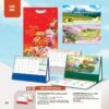 Lịch Bàn Chữ M (Có Note 52 Tuần) 2027 AH Mẫu AH62 (24 x 16cm) in logo doanh nghiệp quà tặng Tết