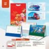 Lịch Bàn Chữ M (Có Note 52 Tuần) 2027 AH Mẫu AH65 (24 x 16cm) in logo doanh nghiệp quà tặng Tết