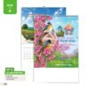 Lịch Treo Tường Lò Xo 7 Tờ 2027 AH Mẫu AH82 (40 x 60cm) in logo doanh nghiệp quà tặng Tết