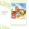 Lịch Treo Tường Lò Xo 2027 AK Mẫu AK35 (40 x 60cm) in logo doanh nghiệp quà tặng Tết