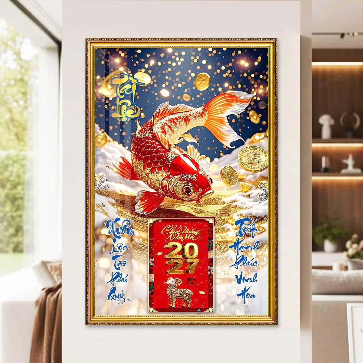 Lịch Bìa Lamina 40x60cm Ba Nhất 2027 BN294 In Logo Doanh Nghiệp Giá Xưởng