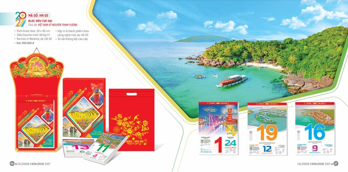 Lịch Bloc Hoa Niên 2027 Đông Phương DPHN02 In Logo Doanh Nghiệp Giá Xưởng Lịch Bloc Hoa Niên 2027 Đông Phương DPHN02 In Logo Doanh Nghiệp Giá Xưởng