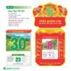 Lịch Bloc Đại Đặc Biệt 2027 HBT Mẫu HBT164 - Lộc Xuân (17 x 24cm) in logo doanh nghiệp quà tặng Tết