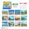 Lịch Để Bàn 2027 HBT Mẫu HBT36 (19 x 21cm) in logo doanh nghiệp quà tặng Tết