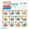Lịch Để Bàn 2027 HBT Mẫu HBT42 (19 x 21cm) in logo doanh nghiệp quà tặng Tết