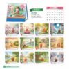 Lịch Để Bàn 2027 HBT Mẫu HBT48 (19 x 21cm) in logo doanh nghiệp quà tặng Tết