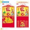 Lịch Treo Tường Lò Xo 2027 HT Mẫu HT21 - Tài Lộc Cát Tường (37 x 68cm) in logo doanh nghiệp quà tặng Tết