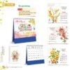 Lịch Để Bàn 2027 HT Mẫu HT78 (18 x 21cm) in logo doanh nghiệp quà tặng Tết