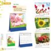Lịch Bàn Chữ M (Có Note 52 Tuần) 2027 HT Mẫu HT79 (18 x 21cm) in logo doanh nghiệp quà tặng Tết