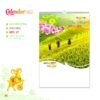 Lịch Treo Tường Lò Xo 2027 MT Mẫu MT17 (40 x 60cm) in logo doanh nghiệp quà tặng Tết