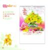 Lịch Treo Tường Lò Xo 2027 MT Mẫu MT31 (40 x 60cm) in logo doanh nghiệp quà tặng Tết