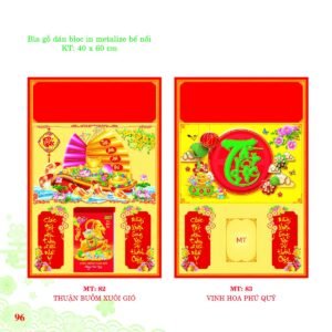 Lịch Bloc 2027 MT Mẫu MT83 (29 x 41 cm) in logo doanh nghiệp quà tặng Tết