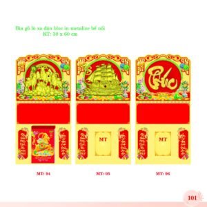 Bìa Lò Xo Dán Bloc 2027 MT Mẫu MT95 (30 x 60cm) in logo doanh nghiệp quà tặng Tết