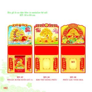 Bìa Lò Xo Dán Bloc 2027 MT Mẫu MT99 - Thuận Buồm Xuôi Gió (30 x 60cm) in logo doanh nghiệp quà tặng Tết
