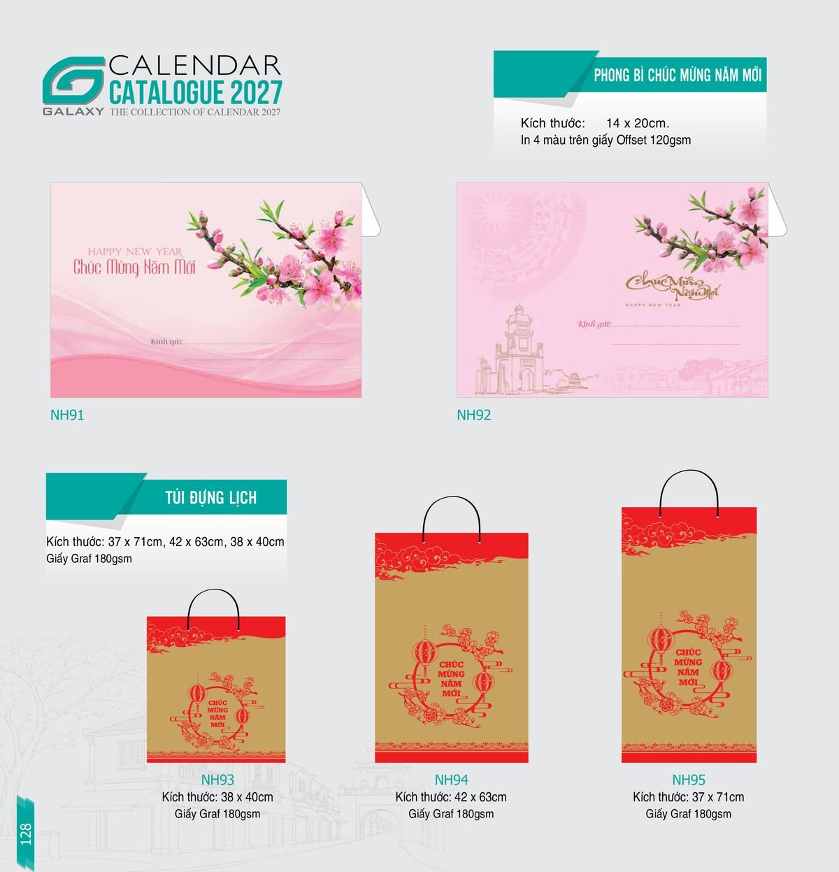 Lịch Bloc 2027 NH Mẫu NH84 (14 x 20cm) In Logo Doanh Nghiệp Lịch Bloc 2027 NH Mẫu NH84 (14 x 20cm) in logo doanh nghiệp quà tặng Tết