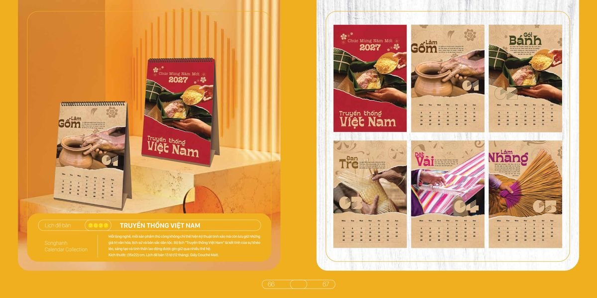 Lịch Bloc Cao Cấp Song Hạnh 2027 SH28 In Logo Doanh Nghiệp Giá Xưởng Lịch Bloc Cao Cấp Song Hạnh 2027 SH28 In Logo Doanh Nghiệp Giá Xưởng