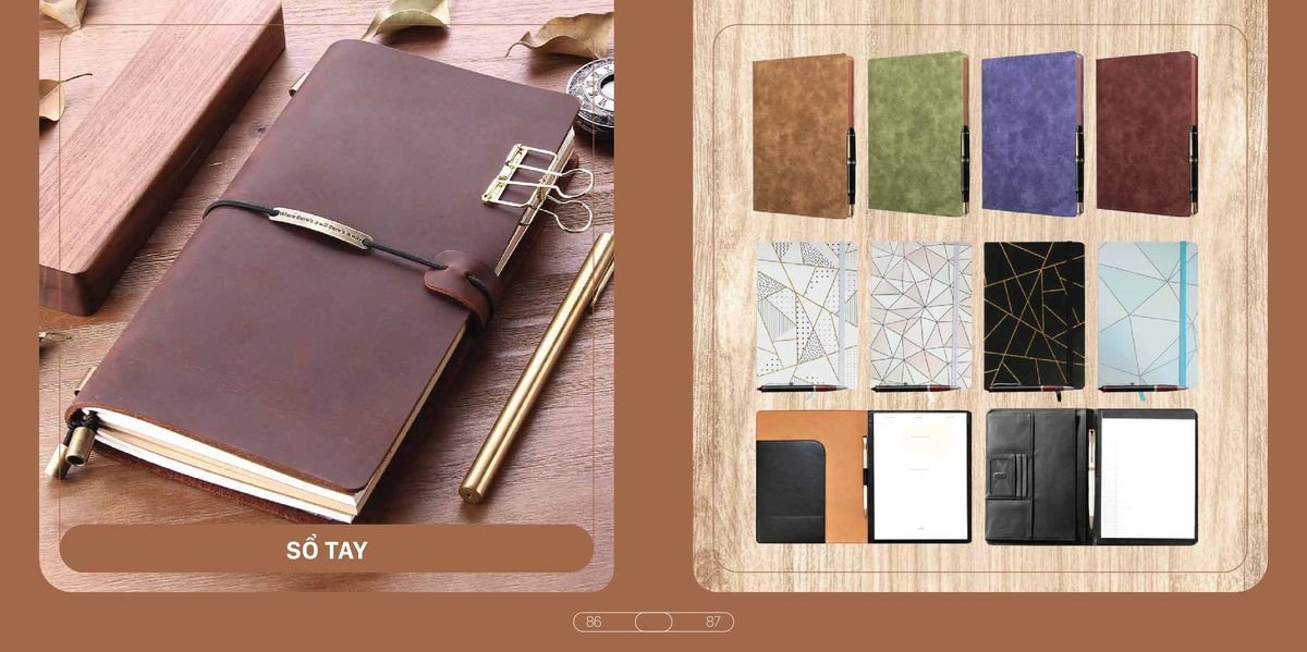Lịch Bloc Cao Cấp SH 2027 SH38 In Logo Doanh Nghiệp Giá Xưởng