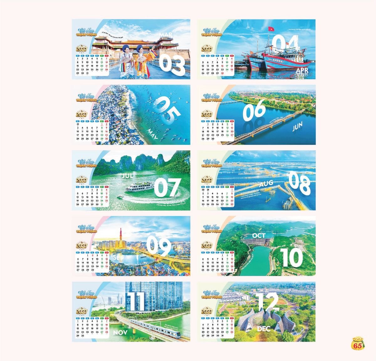 Lịch Bloc Siêu Cực Đại 2027 TDM 62 In Logo Doanh Nghiệp Giá Xưởng Lịch Bloc Siêu Cực Đại 2027 TDM62 In Logo Doanh Nghiệp Giá Xưởng