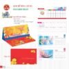 Lịch Để Bàn 2027 TD Mẫu TD46 (14 x 24cm) in logo doanh nghiệp quà tặng Tết