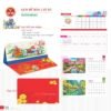 Lịch Để Bàn 2027 TD Mẫu TD49 (14 x 24cm) in logo doanh nghiệp quà tặng Tết